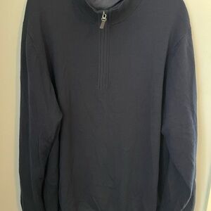 Fairway & Greene Blue Zip Up‎ Sweater